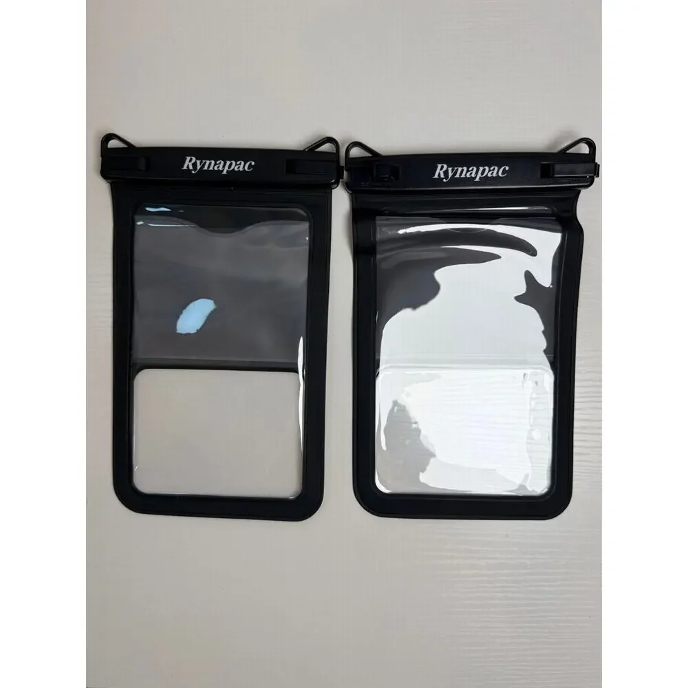 Rynapac 2 Pack Waterproof Phone Pouch - 10in Waterproof Phone Case with Lanyard,